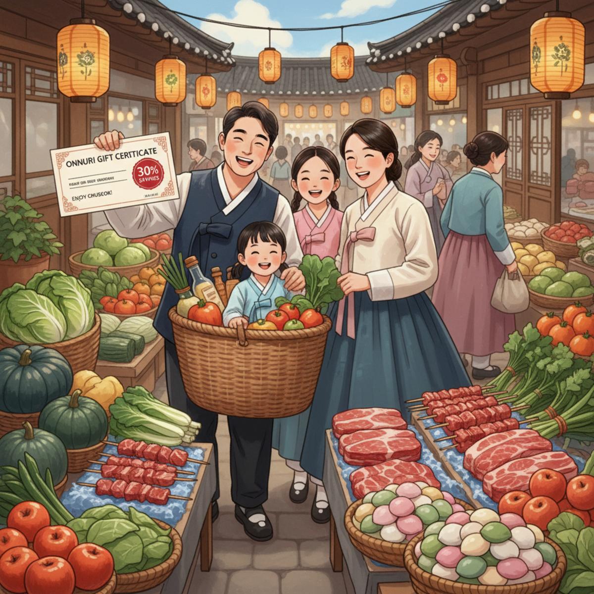 추석 장보기 비용 30% 아끼는 온누리상품권 활용법 5가지