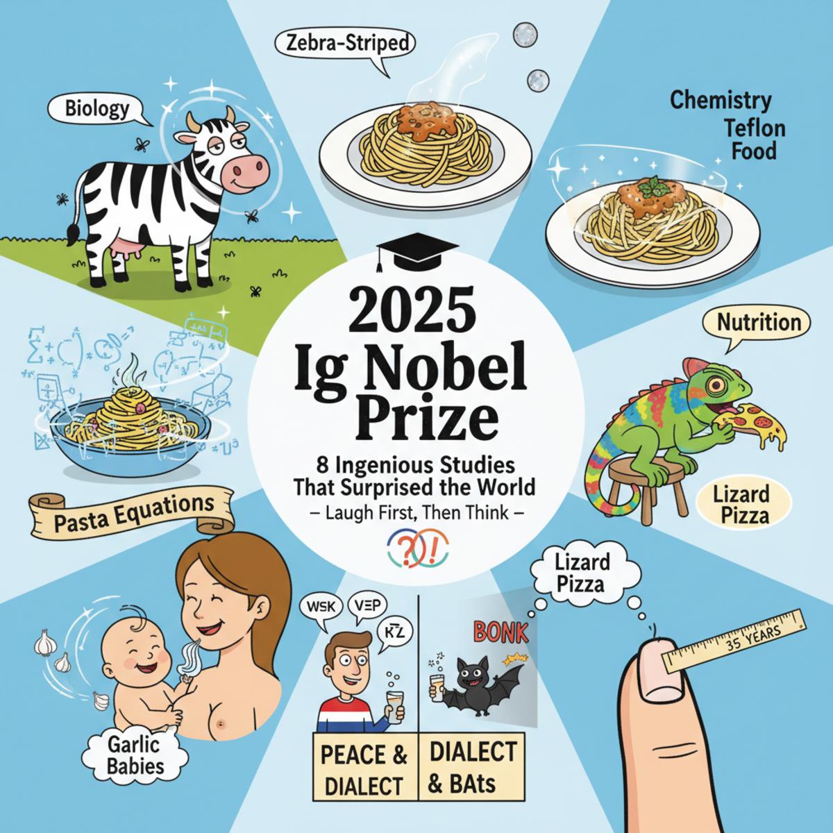 2025년 이그노벨상: 세상을 놀라게 한 8가지 기발한 연구