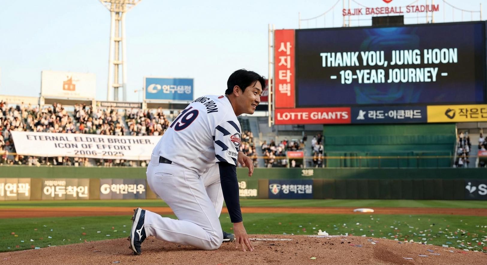 롯데 자이언츠의 영원한 형님 정훈, 2025 시즌 끝으로 현역 은퇴! 그가 남긴 19년의 발자취